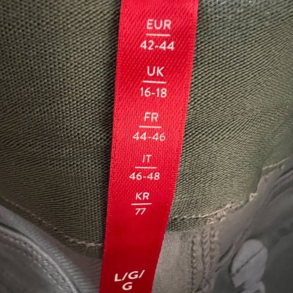 NWT Spanx Camouflage Stretch Twill Ankle Cargo Pants Size Large and Medi… - Picture 10 of 10